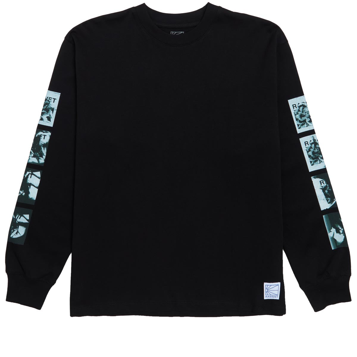 Rassvet Flower Long Sleeve T-Shirt - Black image 1