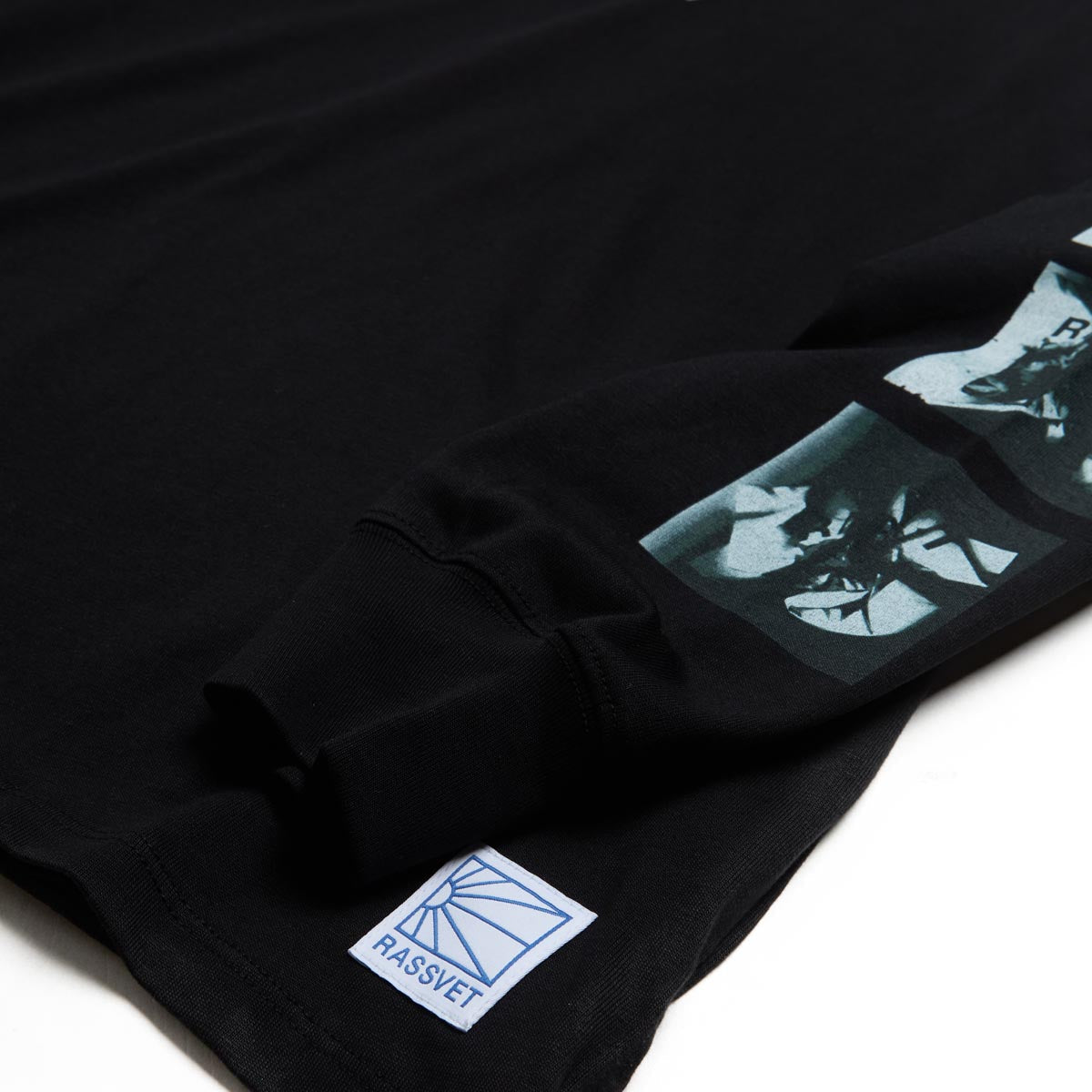 Rassvet Flower Long Sleeve T-Shirt - Black image 3