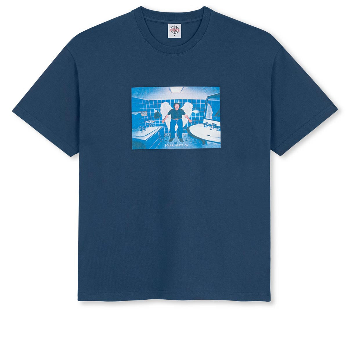 Polar Angel Man T-Shirt - Grey Blue image 1