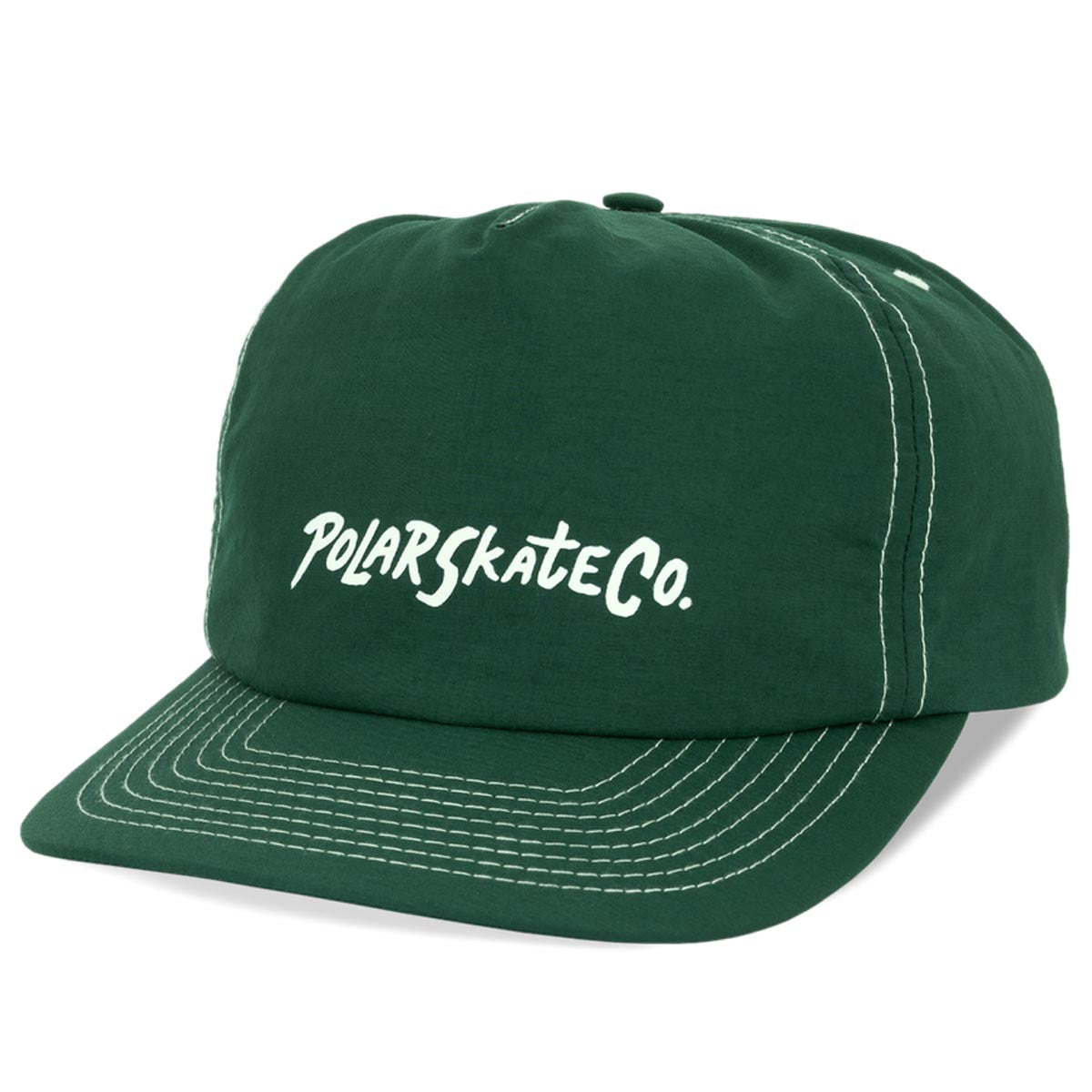 Polar Earl Cap Surf Logo Hat - Dark Green image 1