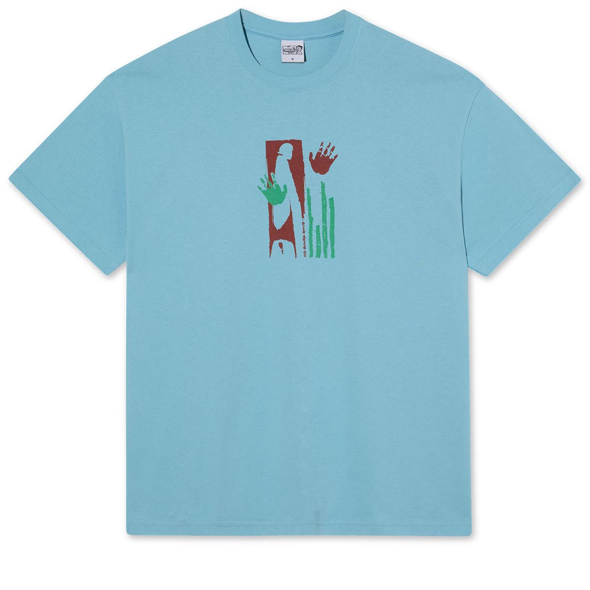 Polar Sitting Hands T-Shirt - Sky Blue image 1