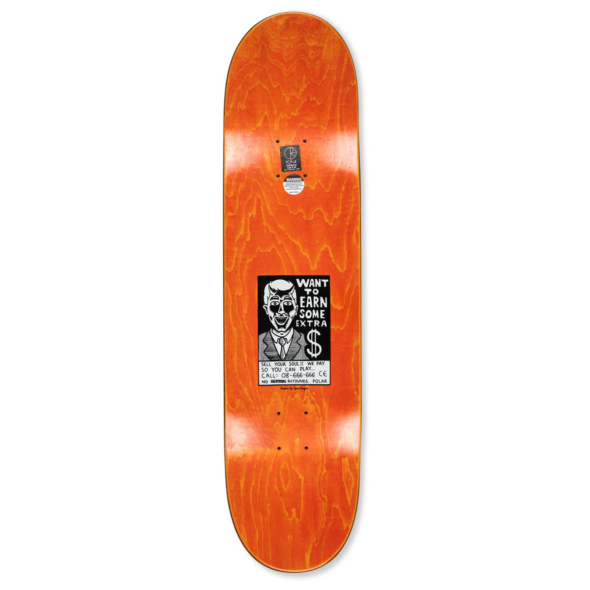 Polar Oskar Rozenberg Trust Skateboard Complete - Assorted Stains - 8.25