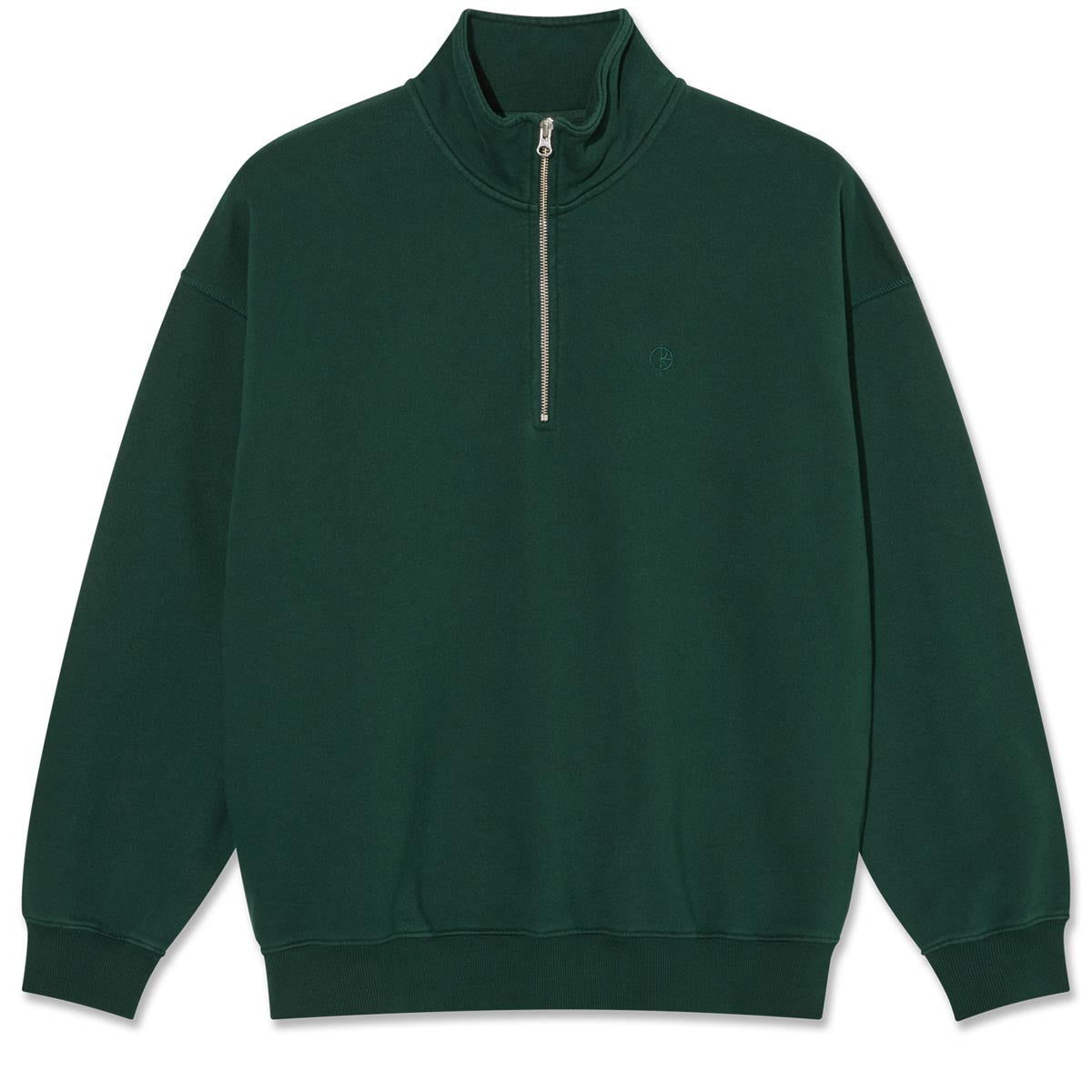 Polar Frankie Half Zip Sweater - Dark Emerald image 1