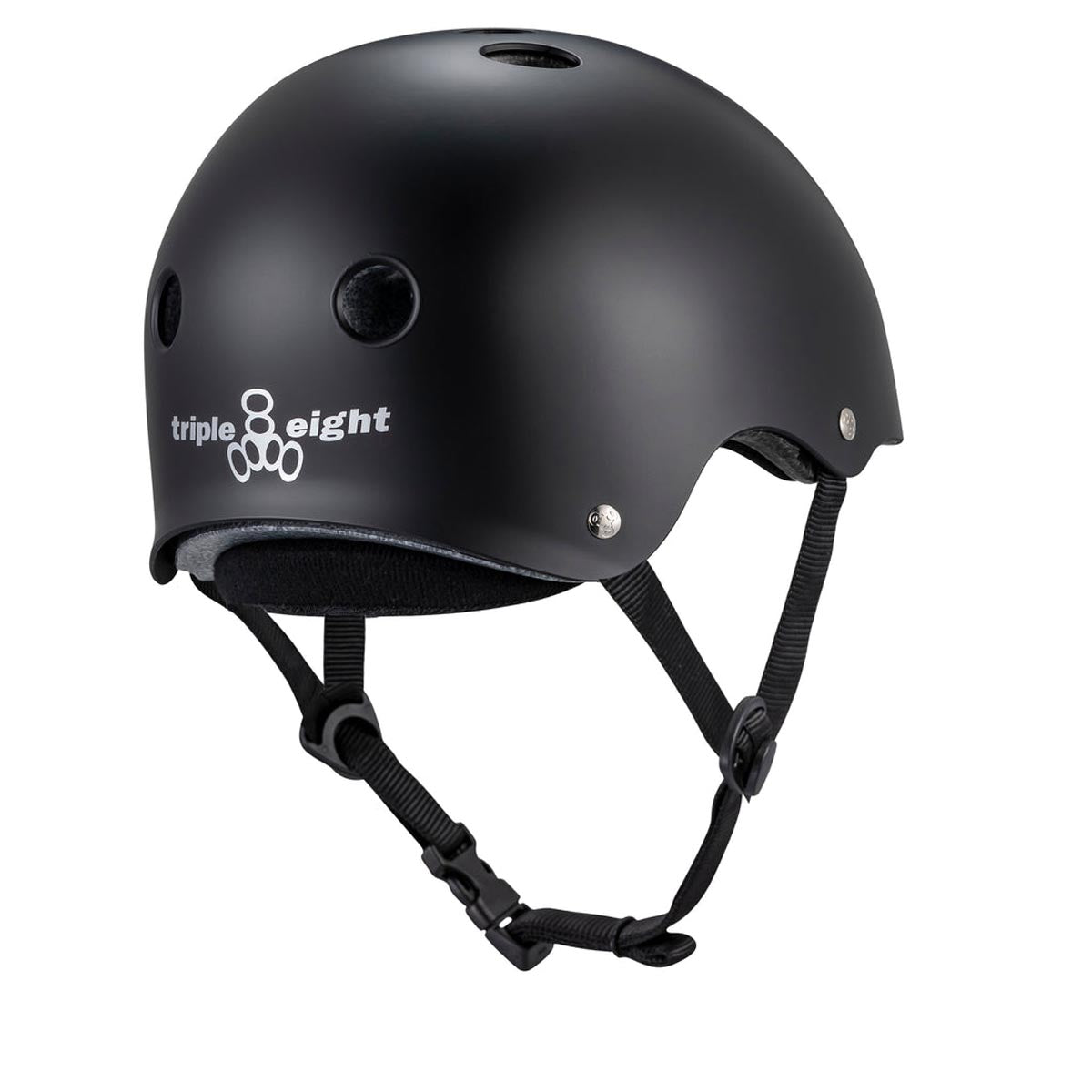 Triple Eight Deep Cover Helmet - Black Matte image 2