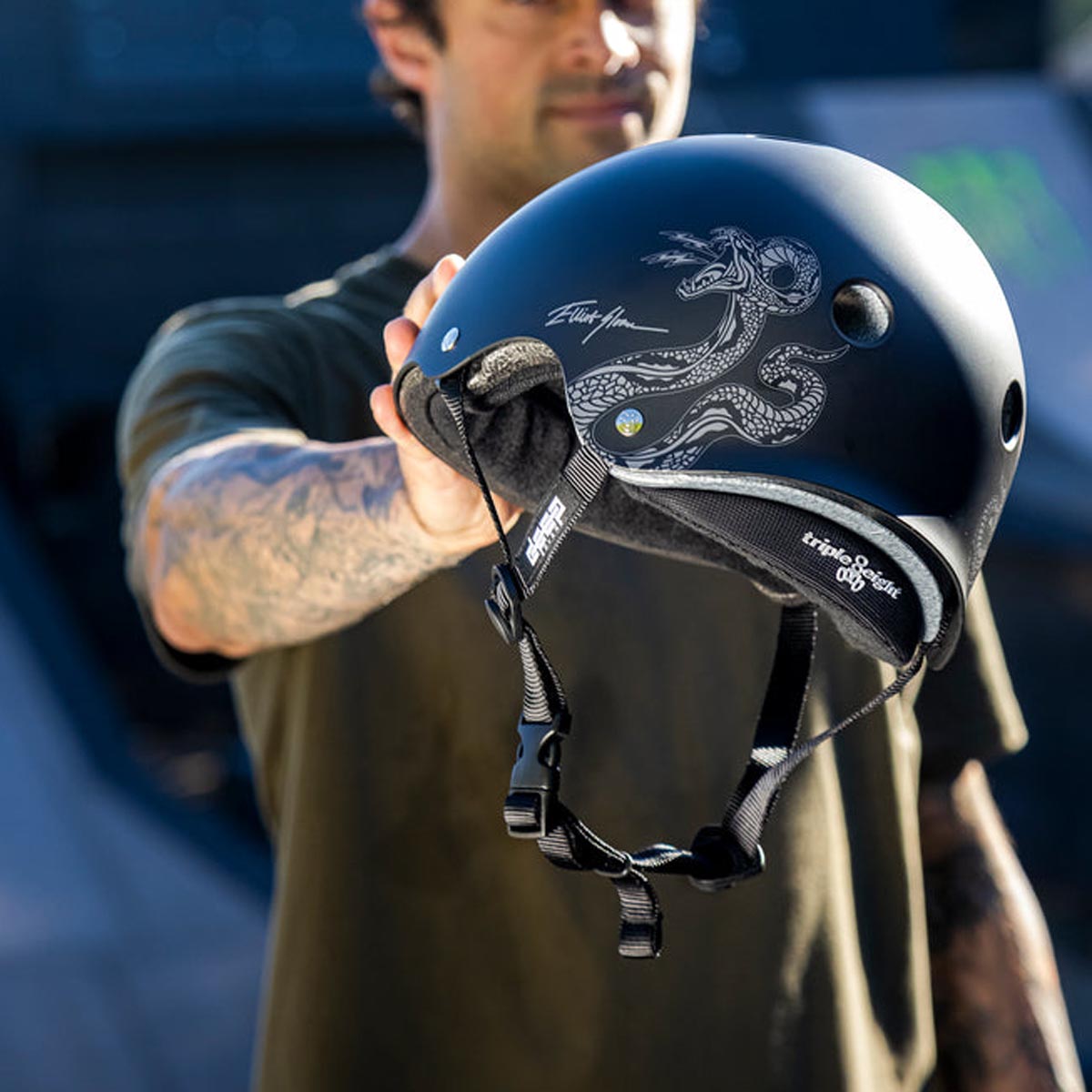 Triple Eight Deep Cover Helmet - Elliot Sloan Signature Edition image 4