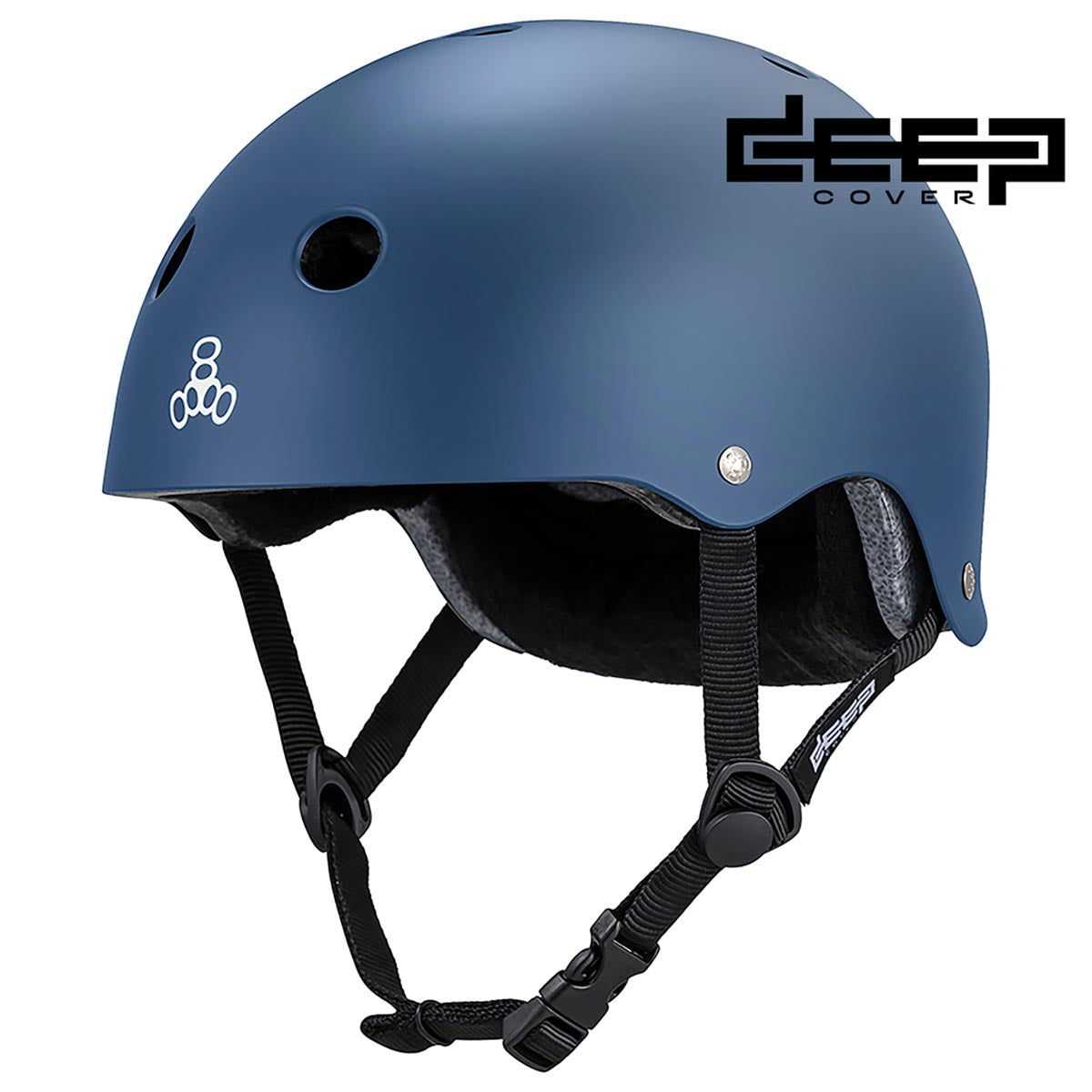 Triple Eight Deep Cover Helmet - Navy Matte image 1