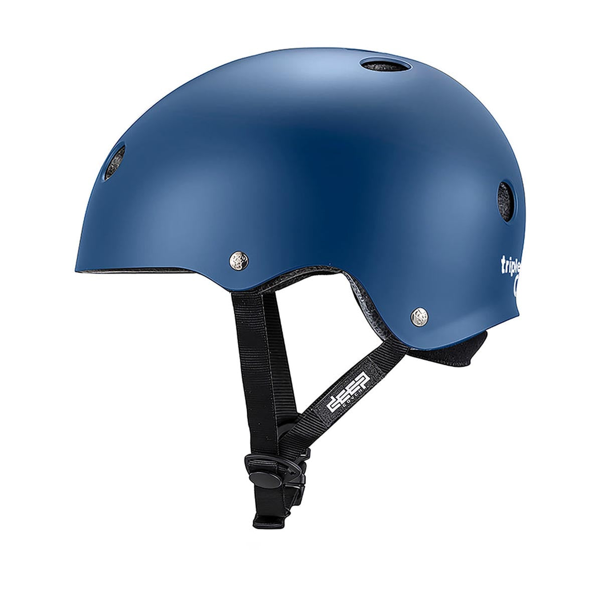 Triple Eight Deep Cover Helmet - Navy Matte image 3