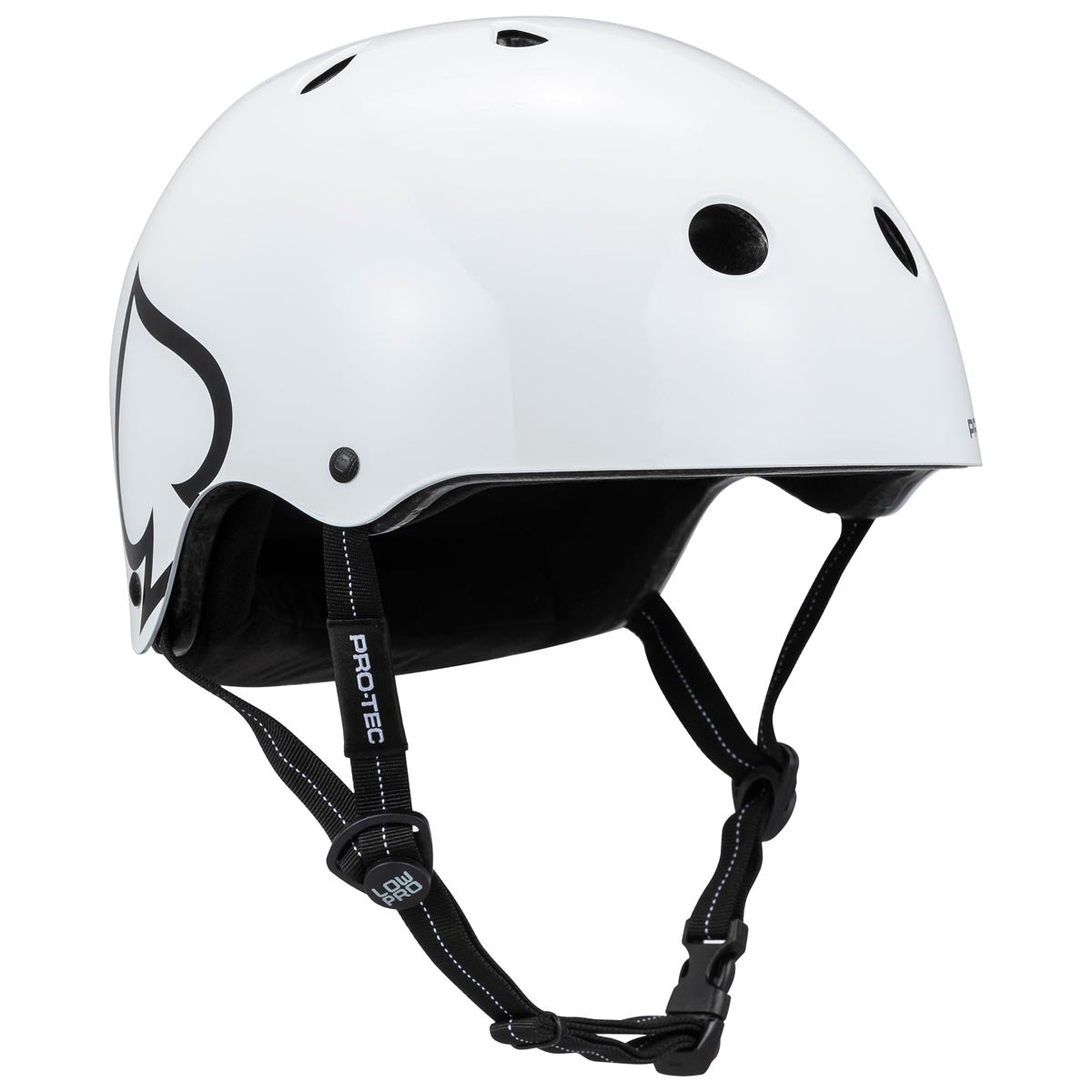 Pro-Tec Low Pro Helmet - Glossy White image 1