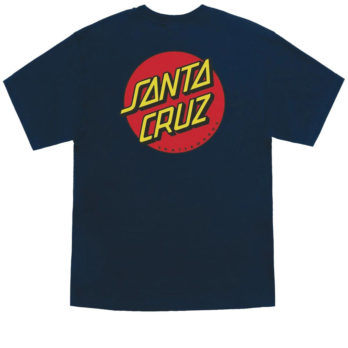 Santa Cruz Classic Dot T-Shirt - Navy image 1