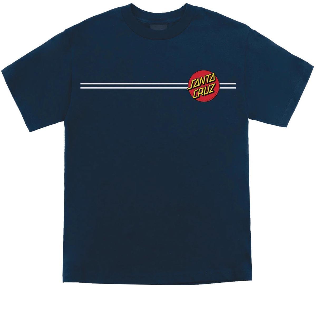 Santa Cruz Classic Dot T-Shirt - Navy image 2