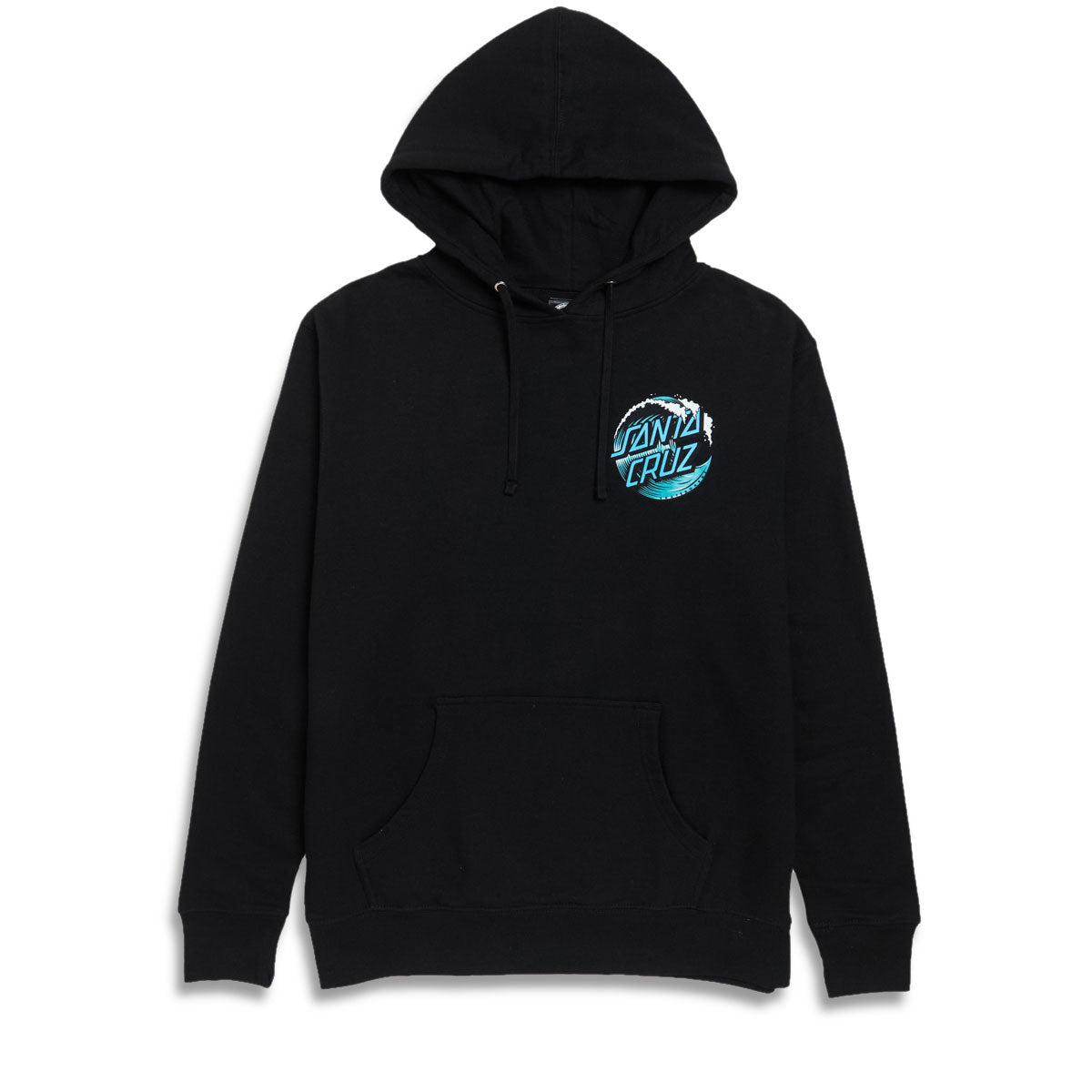 Santa Cruz Womens Wave Dot Hoodie - Black image 1