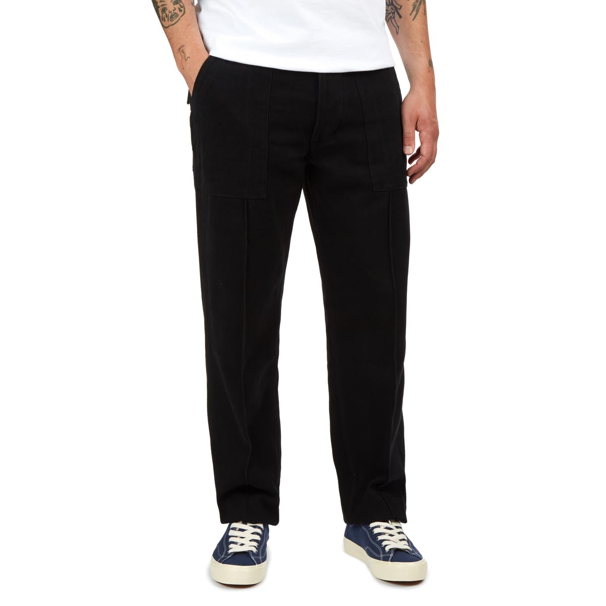 CCS French Surplus Chore Pants - Black image 1