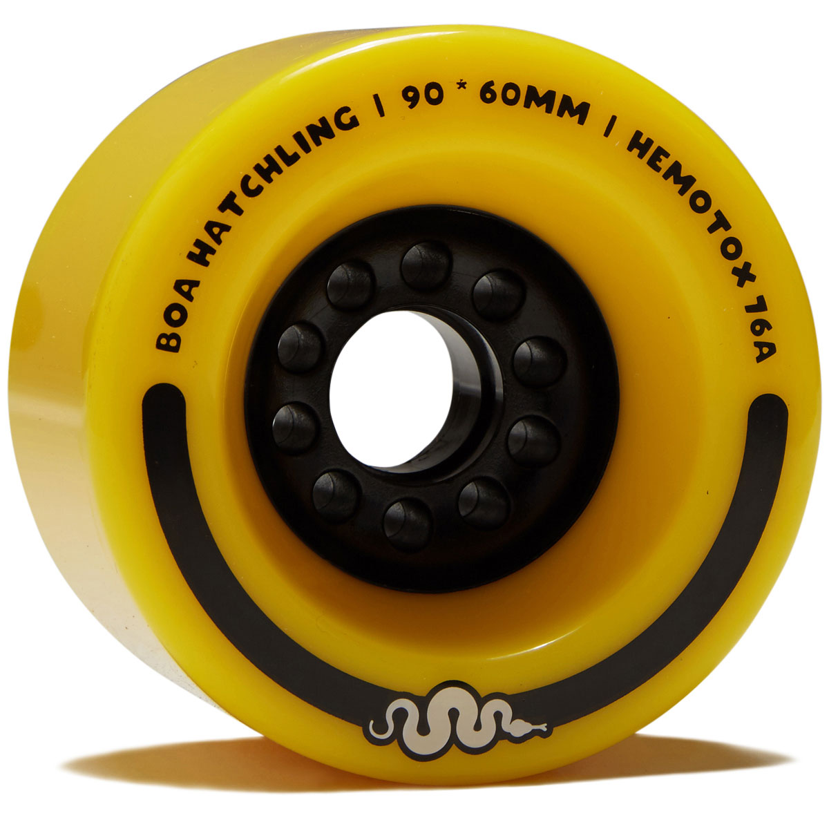 Boa Hatchling V2 76a Longboard Wheels - Yellow - 90mm image 1