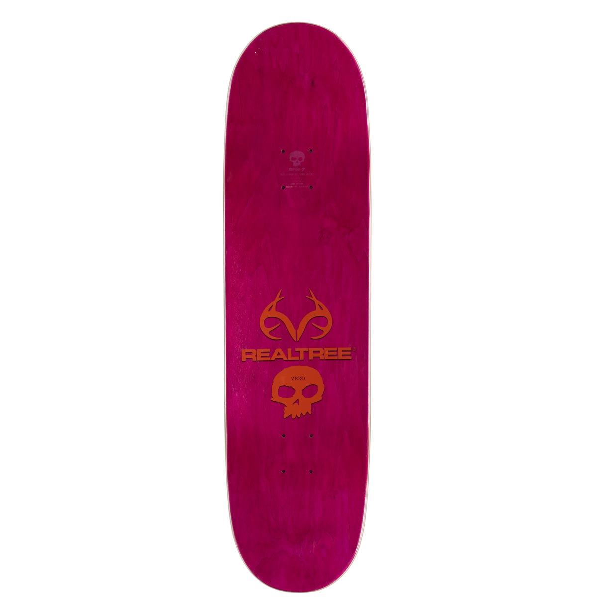 Zero x Realtree Single Skull Skateboard Complete - White - 8.50