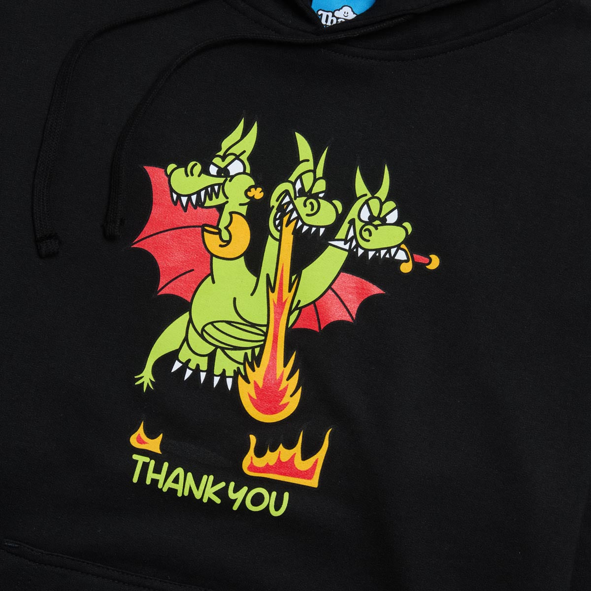 Thank You 3 Monsters Hoodie - Black image 2