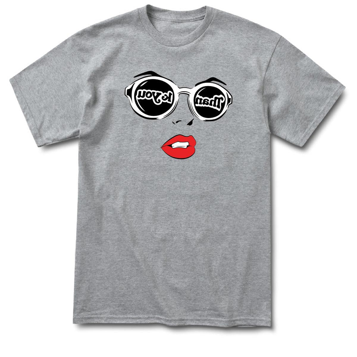 Thank You Frames T-Shirt - Heather Grey image 1