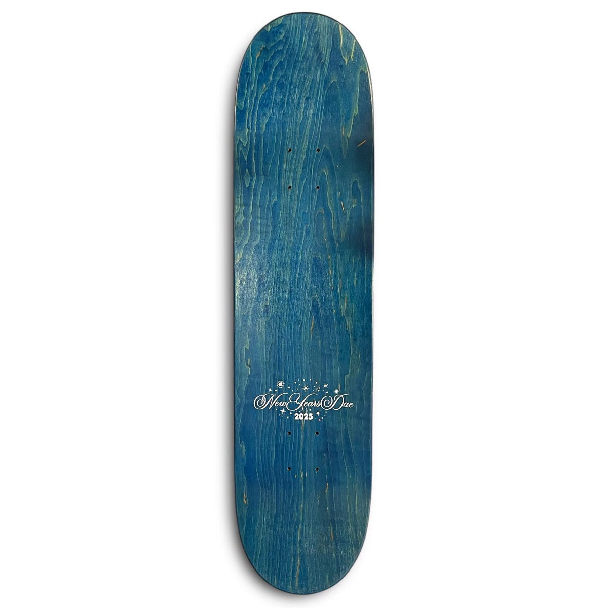 Thank You New Years Dae Signed Skateboard Deck - White - 8.25