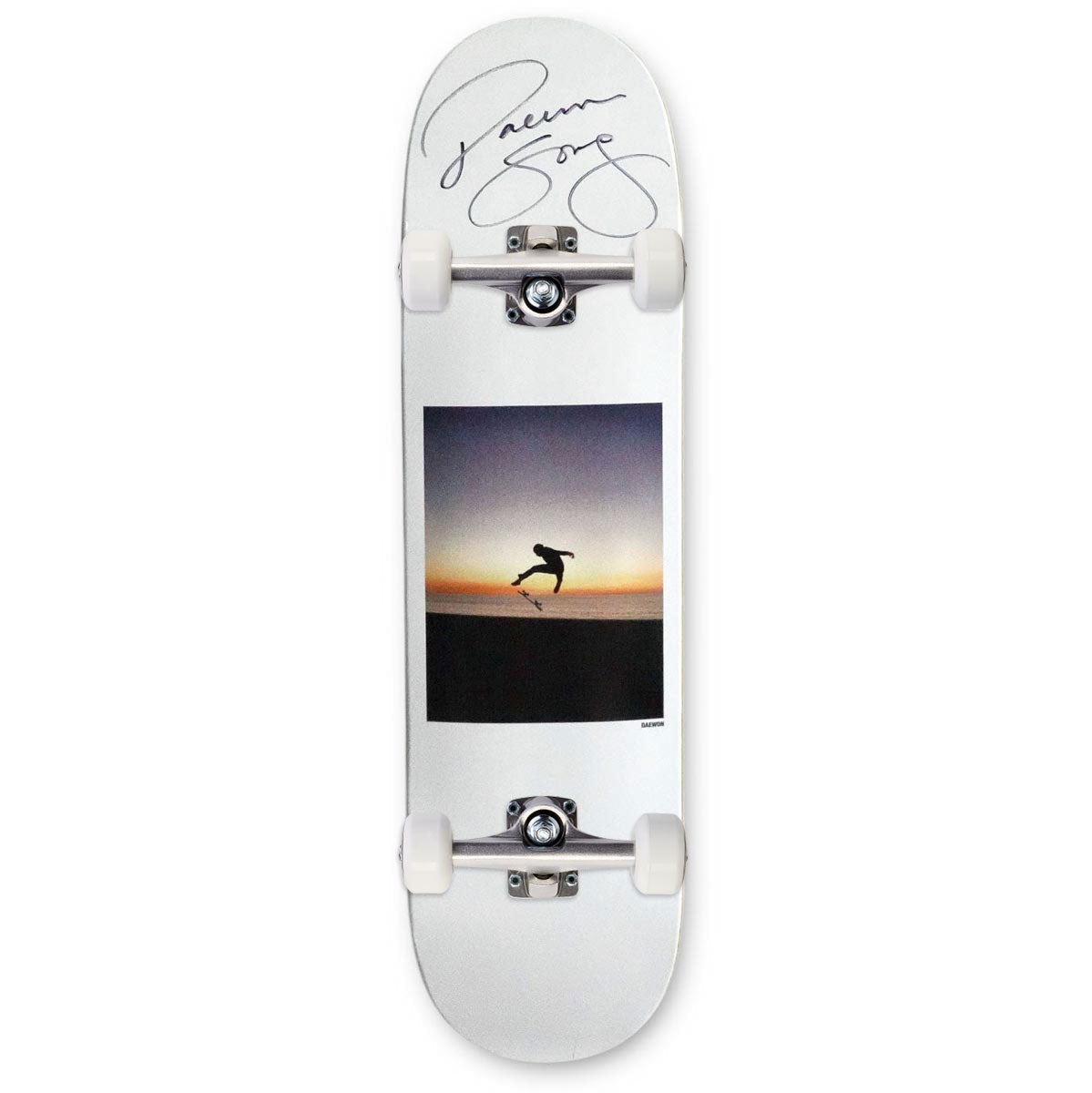 Thank You New Years Dae Signed Skateboard Complete - White - 8.50