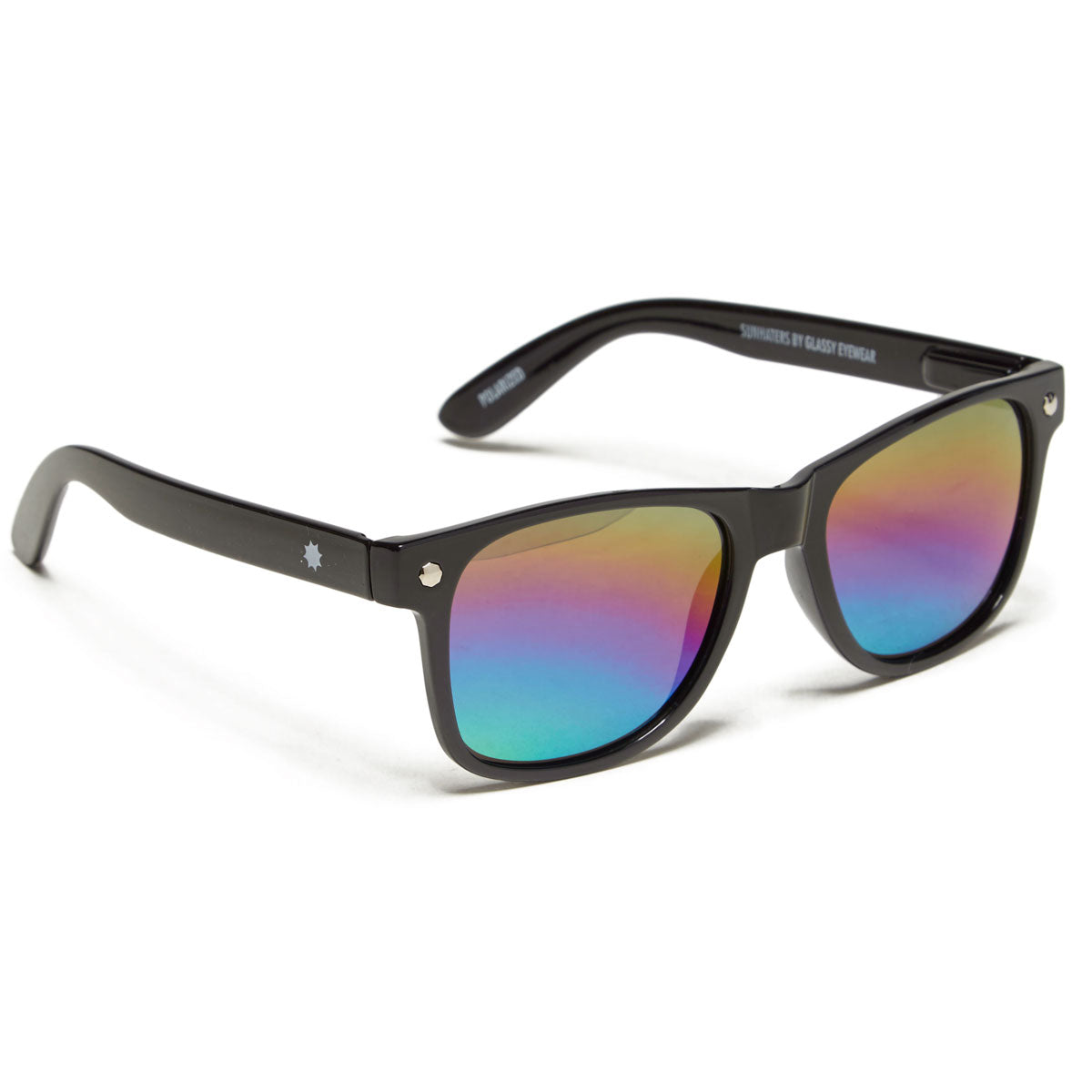 Glassy Leonard Polarized Sunglasses - Black/Color image 1