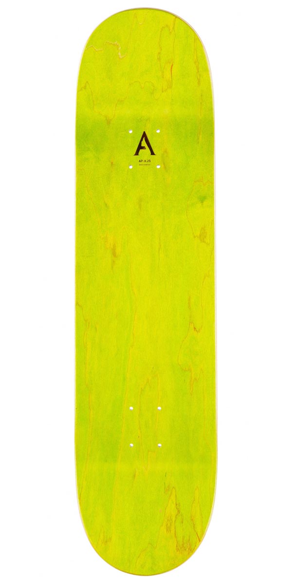 April Yuto Script Logo Skateboard Deck - Green - 8.00