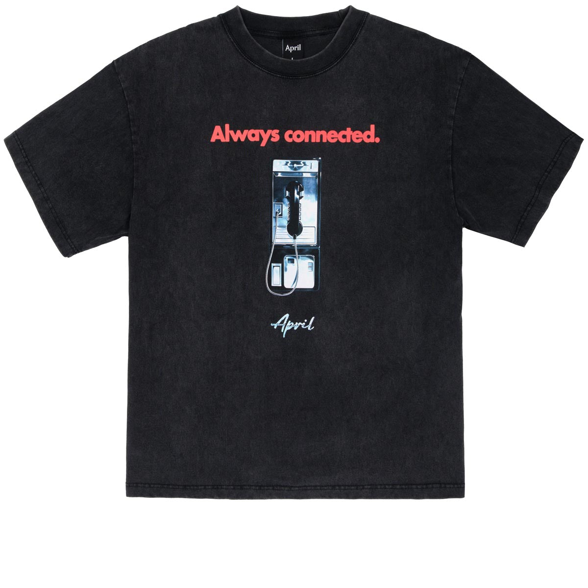 April Always Connected T-Shirt - Vintage Black image 1