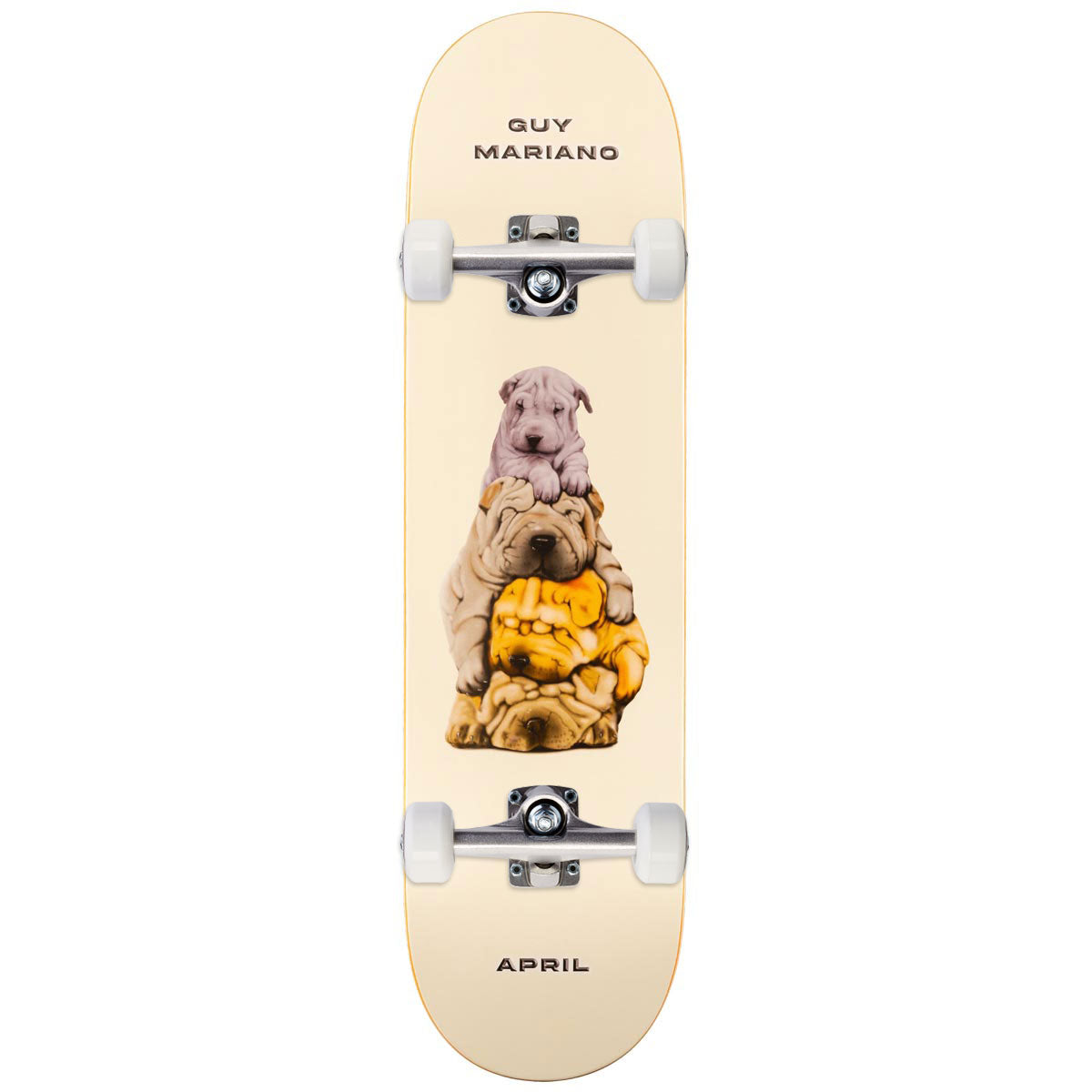 April Guy Mariano The Dogs Skateboard Complete - 8.38