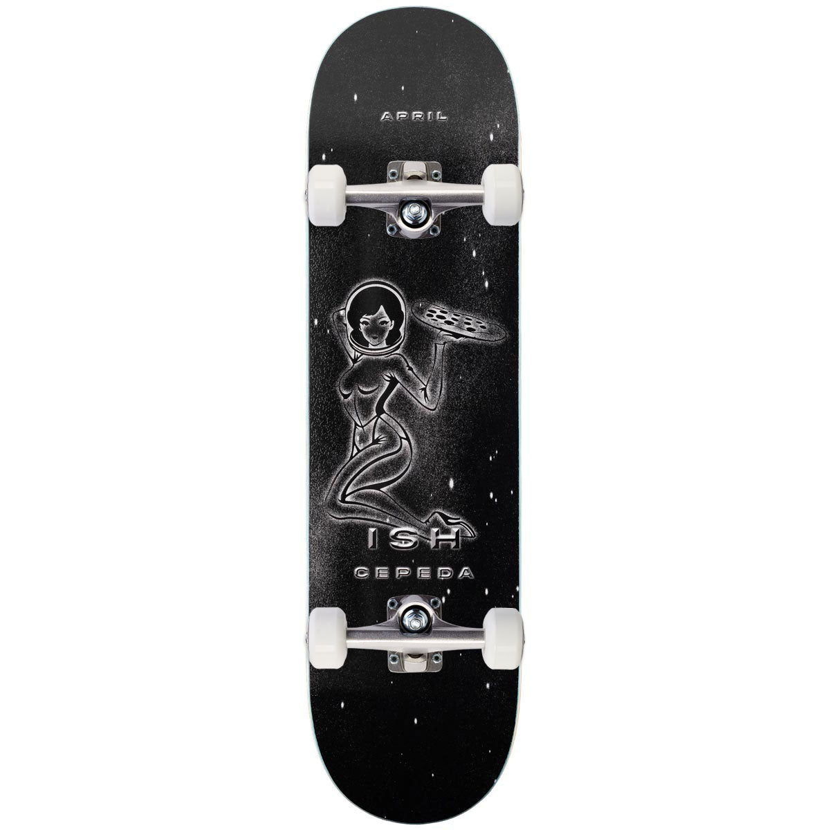 April Ish Cepeda Out There Skateboard Complete - 8.25