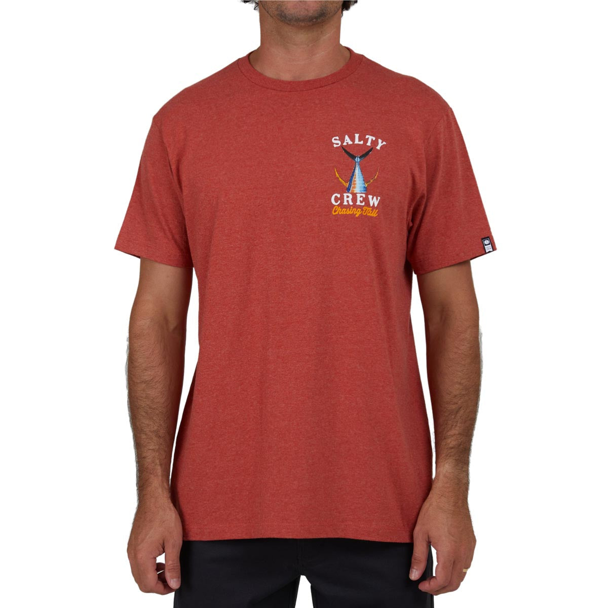 Salty Crew Tailed Classic T-Shirt - Salmon Heather image 3