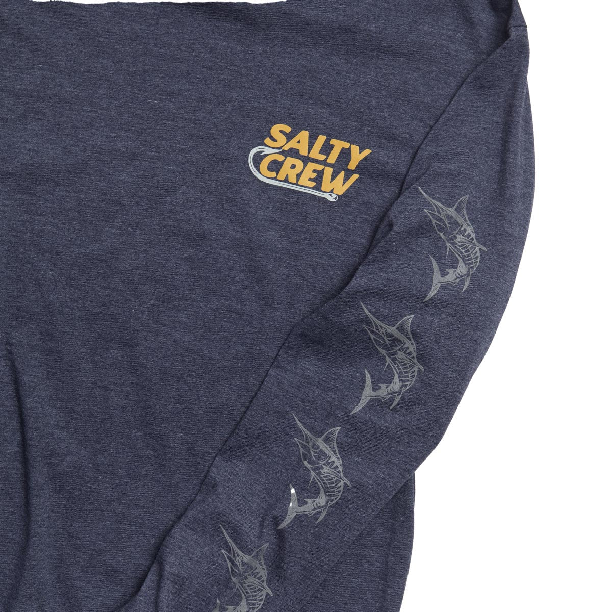 Salty Crew Hook Up Long Sleeve T-Shirt - Navy Heather image 3