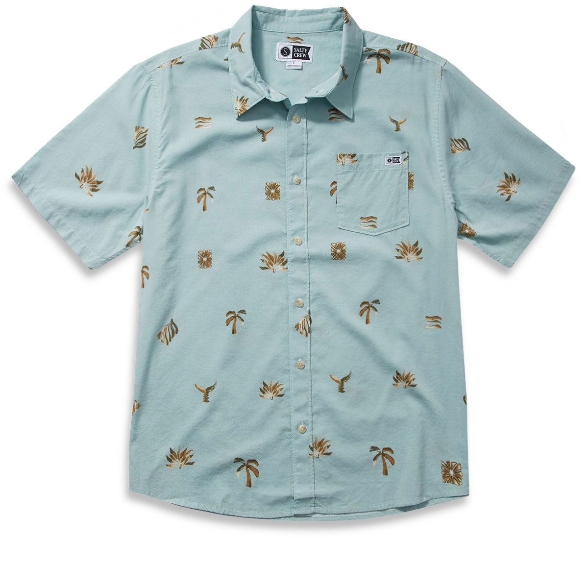 Salty Crew Oasis Shirt - Aqua image 1