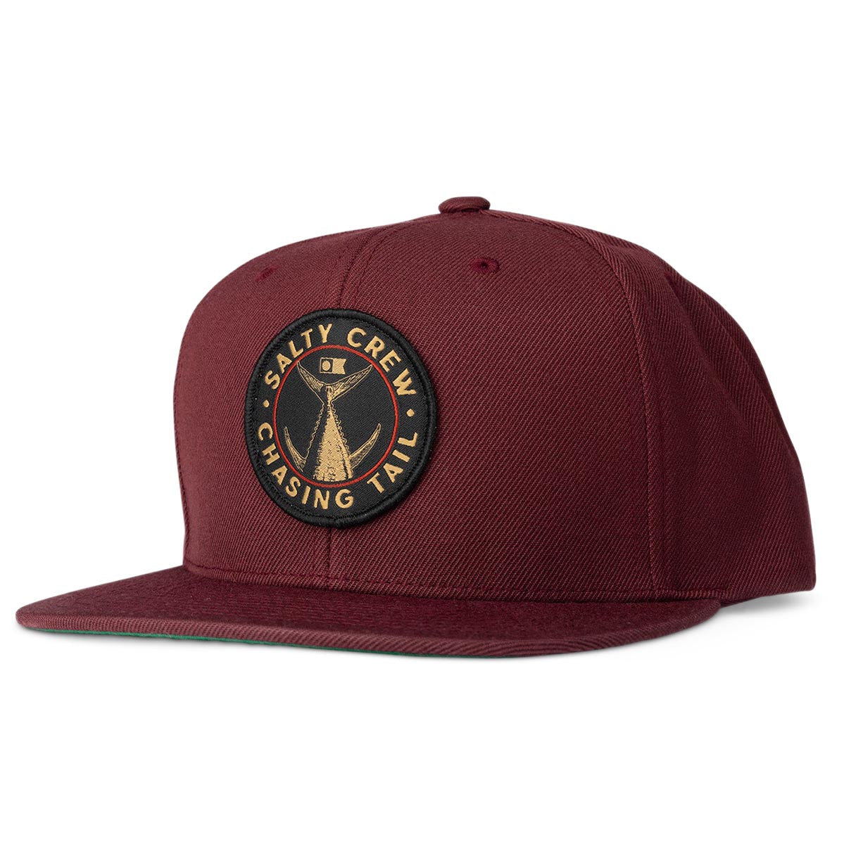 Salty Crew Tailgate 6 Panel Hat - Burgundy image 1