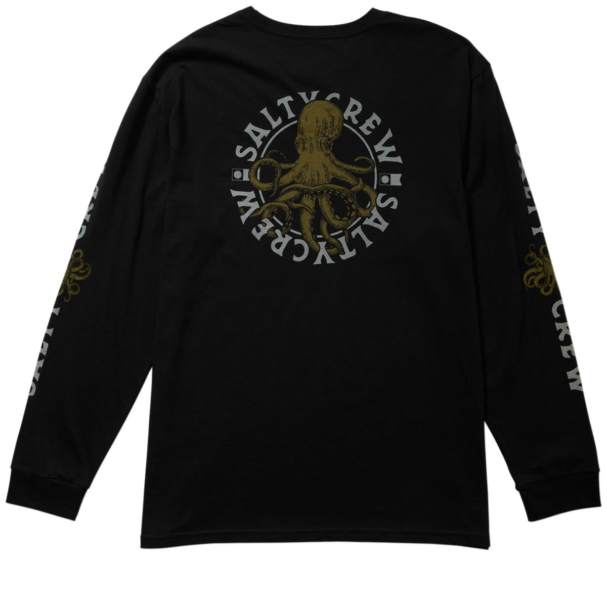 Salty Crew Tentacles Long Sleeve T-Shirt - Black image 2