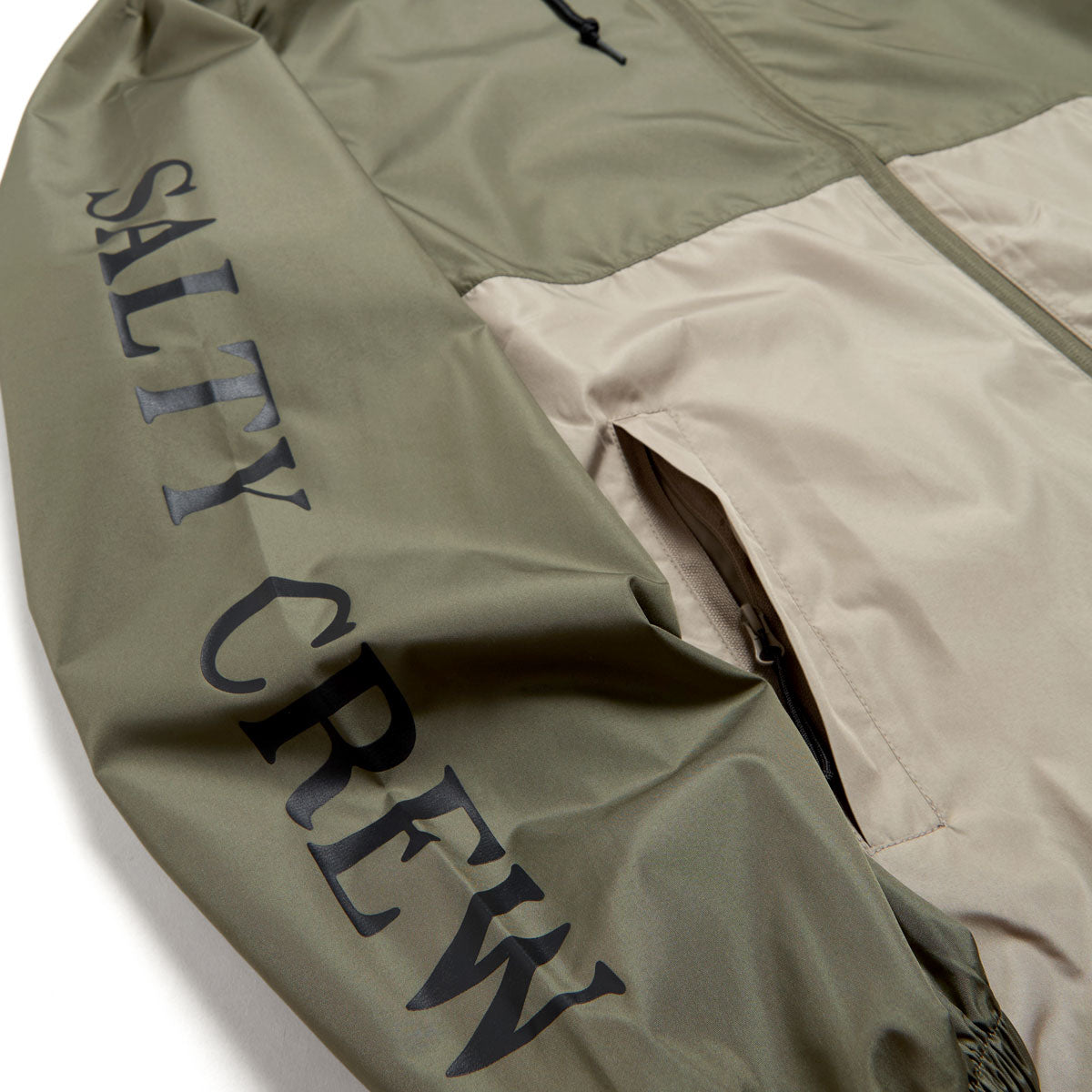 Salty Crew Surface Windbreaker Jacket - Olive image 4