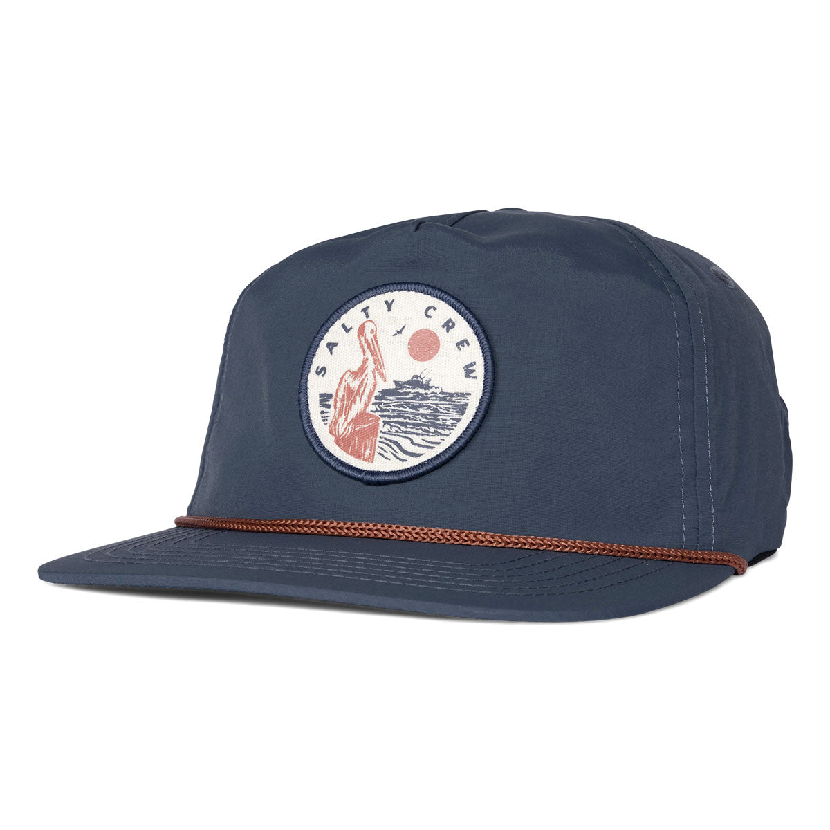 Salty Crew Stake Out 5 Panel Hat - Bluefin image 1