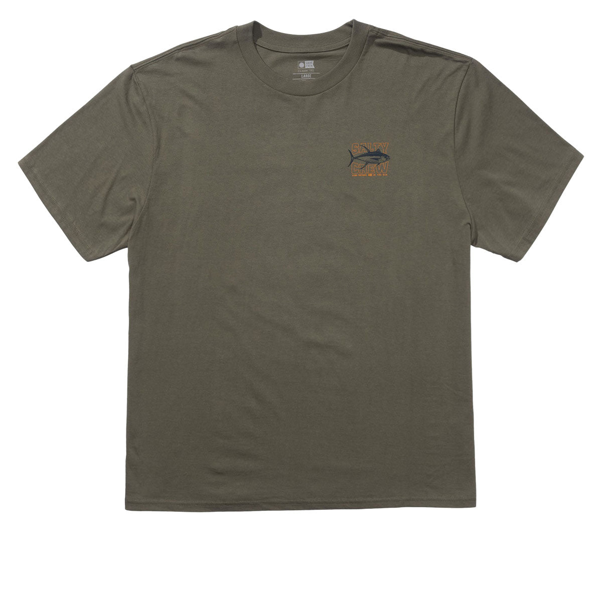 Salty Crew Big Game Classic T-Shirt - Dusty Olive image 2