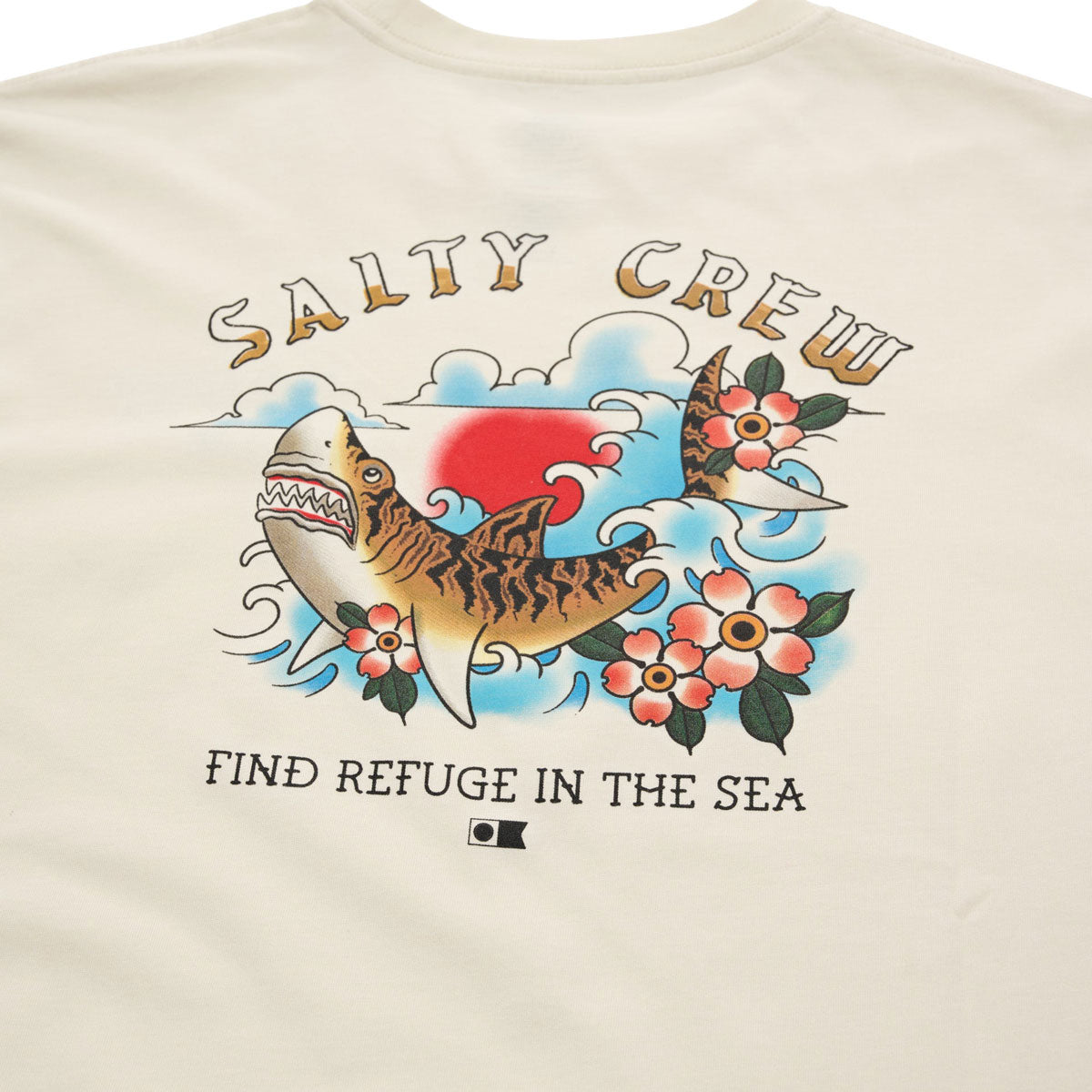 Salty Crew Old School Vintage T-Shirt - Off White image 3