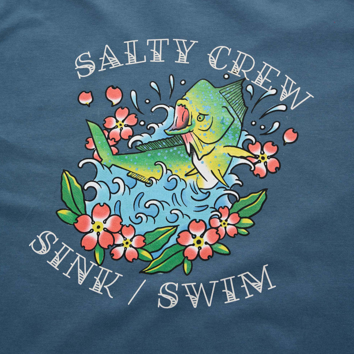 Salty Crew Old School Vintage T-Shirt - Slate image 3