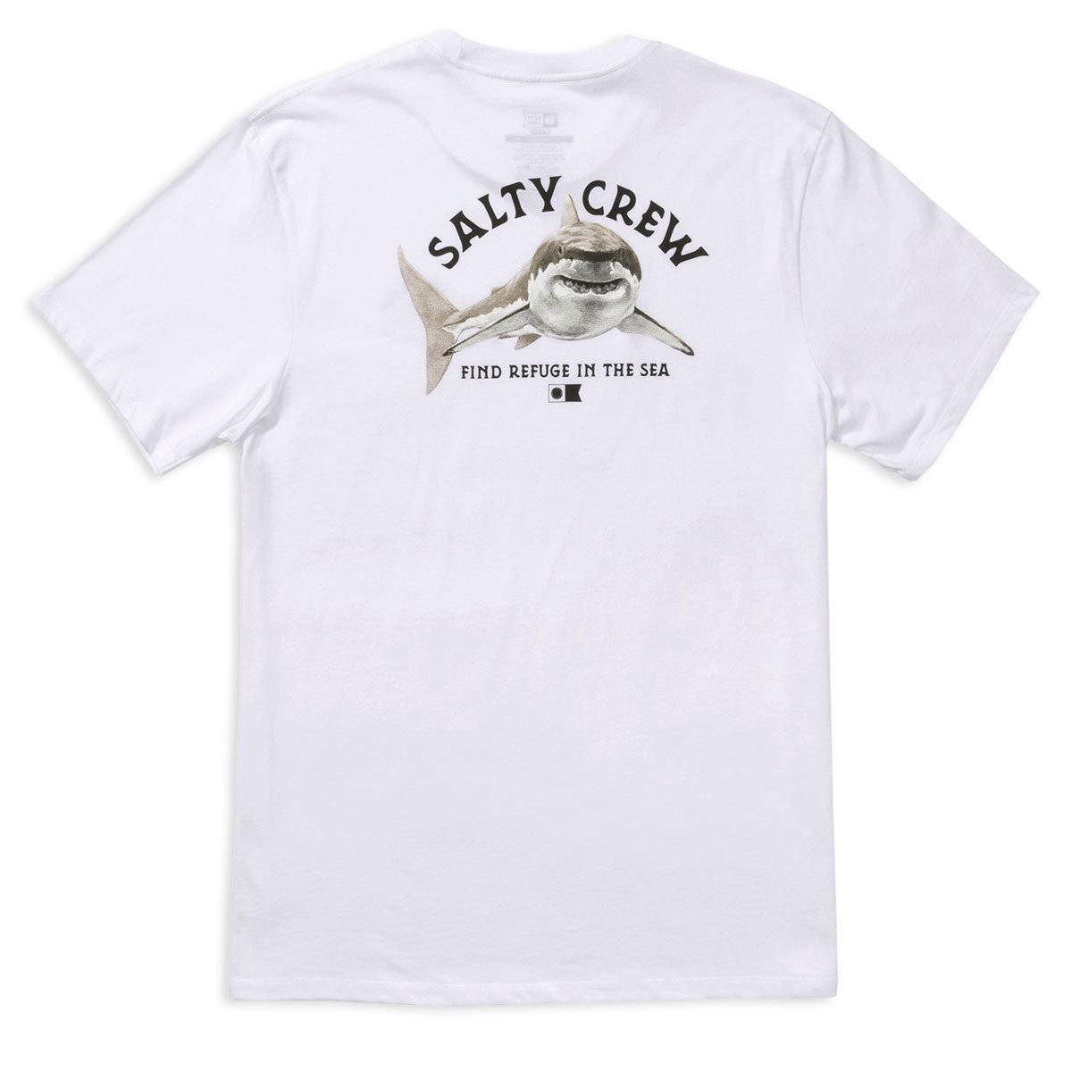 Salty Crew Lurking T-Shirt - White image 1