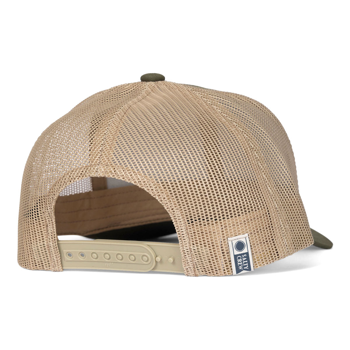 Salty Crew Ulua Retro Trucker Hat - Moss/Khaki image 2