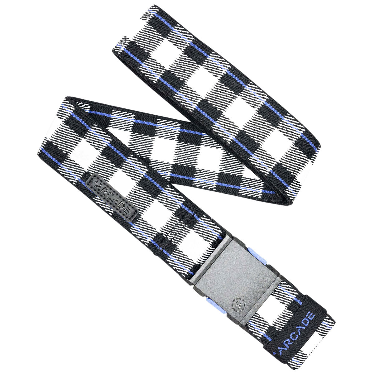 Arcade Plaid Belt - Cobalt/Black image 1