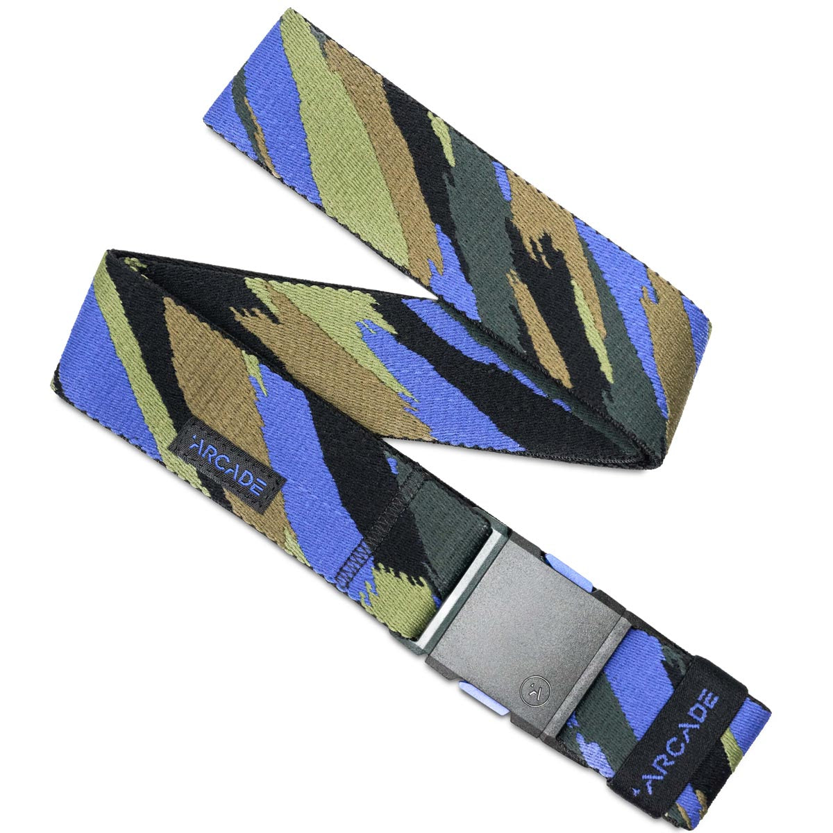 Arcade Brushstroke Belt - Black/Cobalt image 1