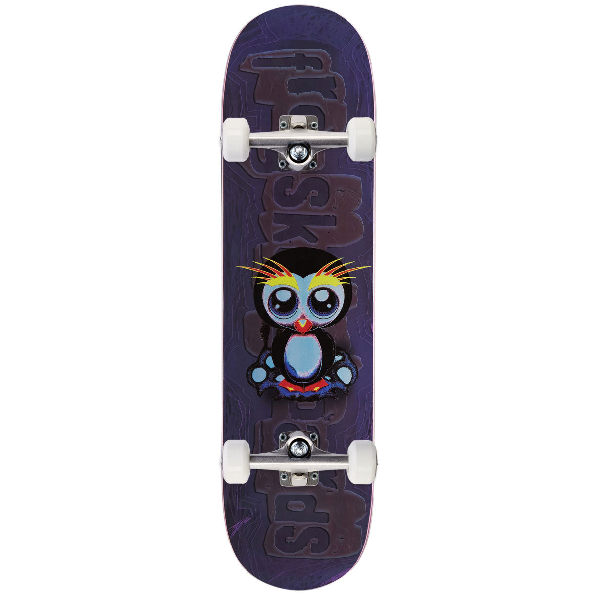 Frog Secret Penguin Frankie Decker Skateboard Complete - Dark Blue - 8.18