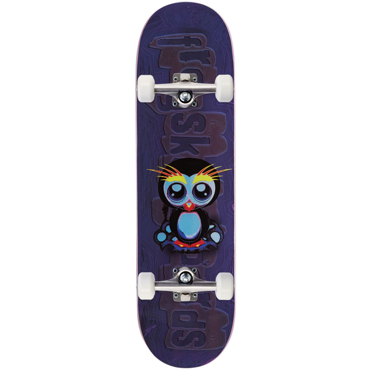 Frog Secret Penguin Frankie Decker Skateboard Complete - Dark Blue - 8.42