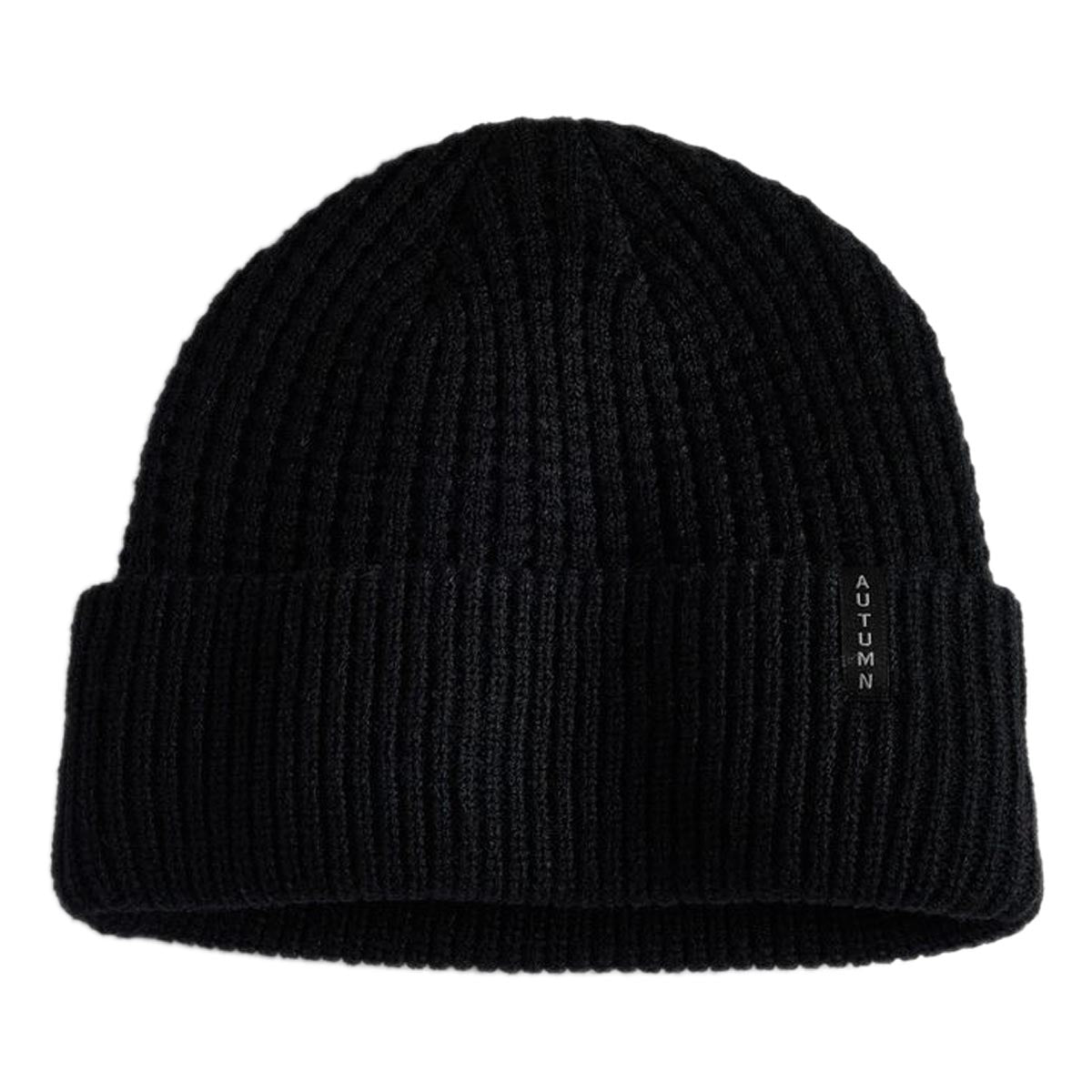 Autumn Thermal Knit Beanie - Black image 1