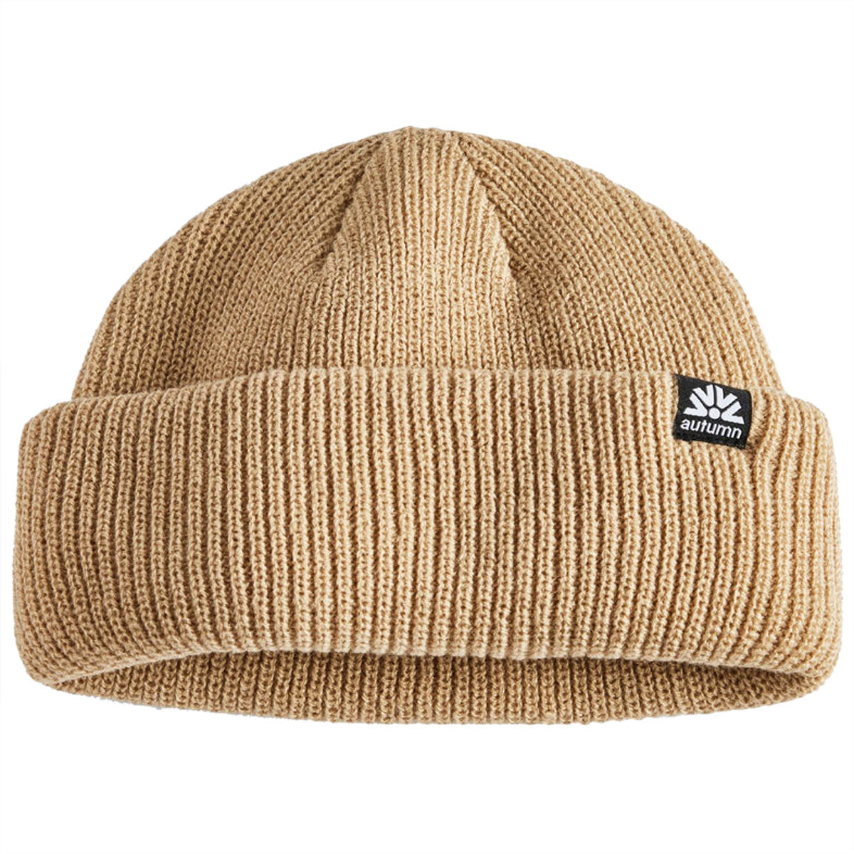 Autumn Shorty Double Roll Beanie - Khaki 2024 image 1