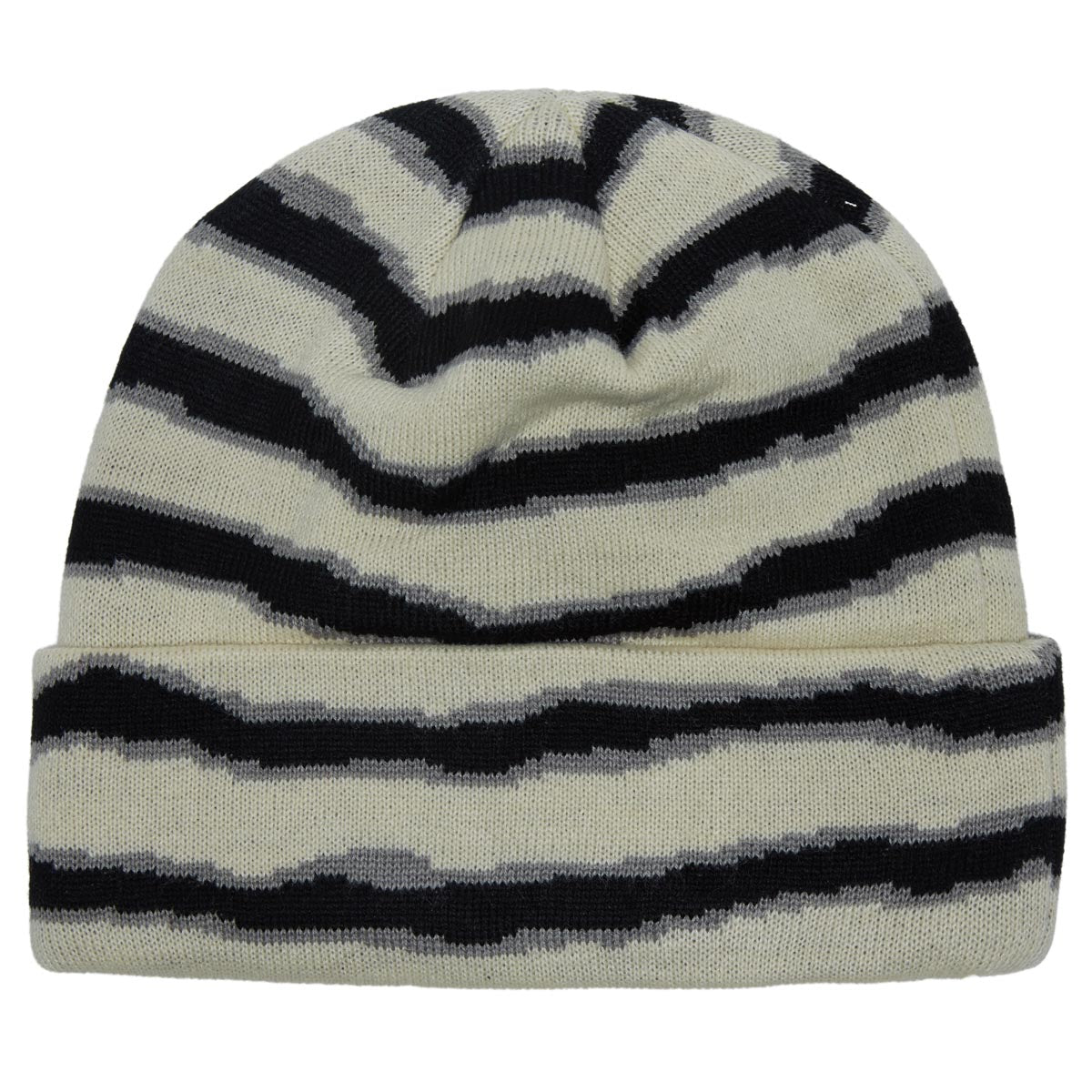 Corduroy Ripped Stripe Beanie - Natural image 2