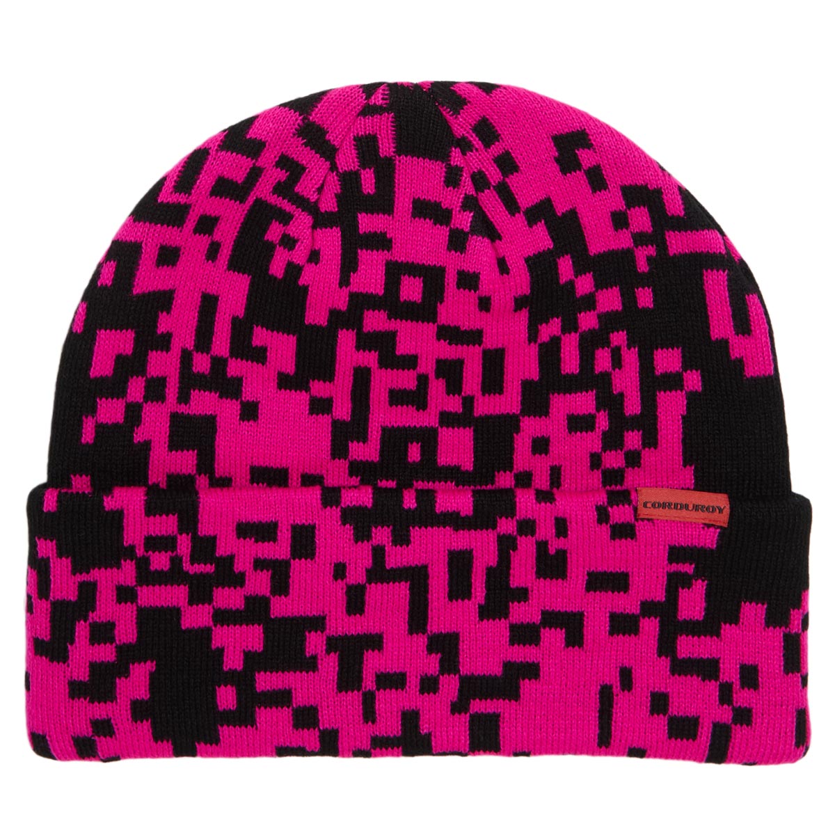 Corduroy Pixels Beanie - Black image 1