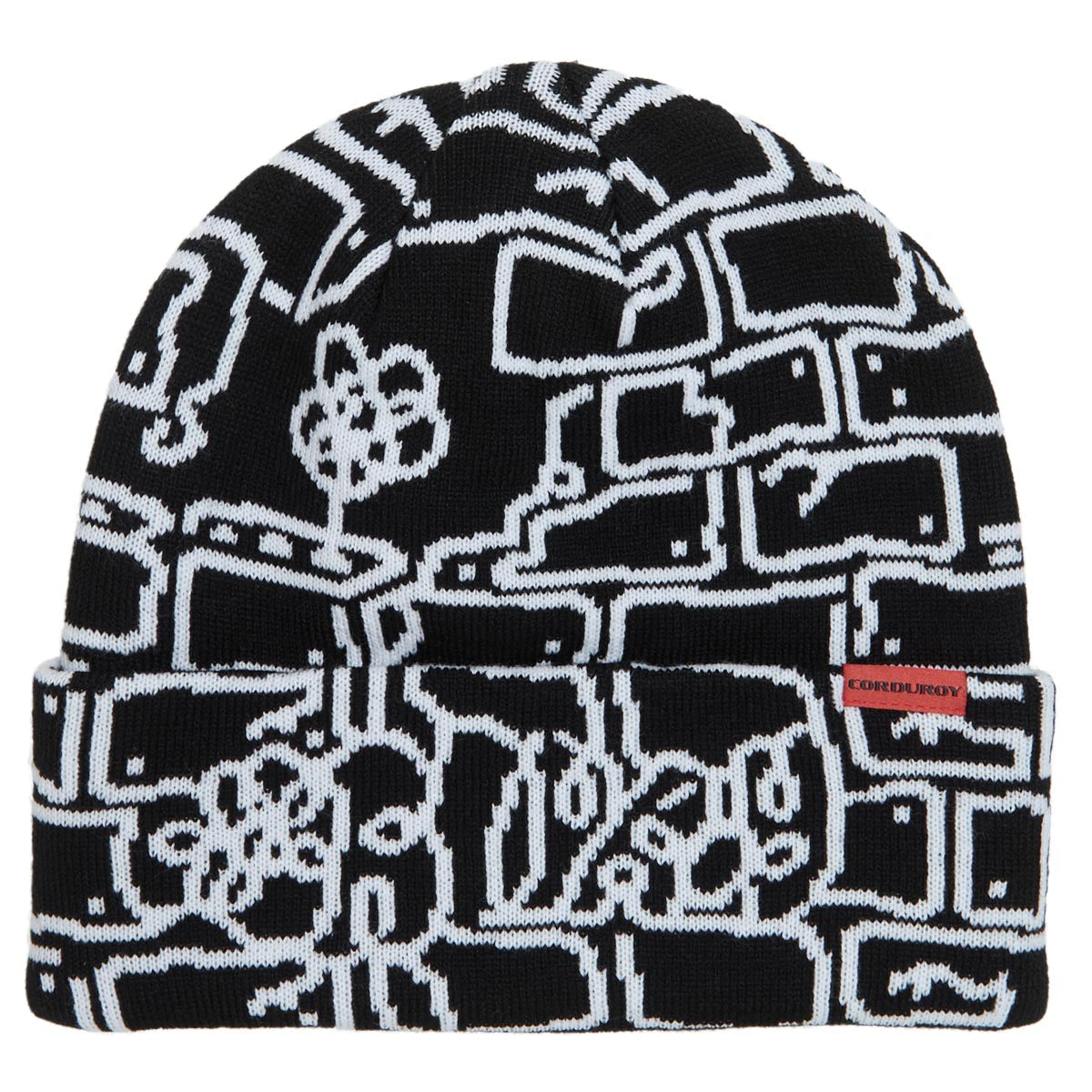 Corduroy Lebicar Beanie - Black image 1