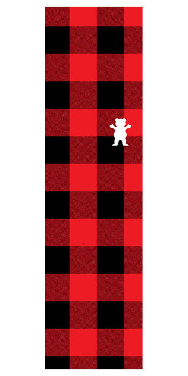 Grizzly Lumberjack Plaid Grip tape - Red image 1