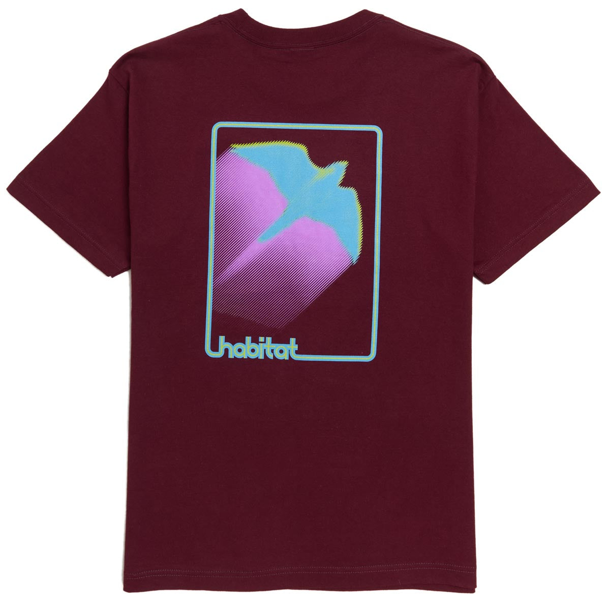 Habitat Speed Test T-Shirt - Maroon image 1